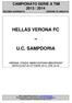 HELLAS VERONA FC U.C. SAMPDORIA