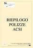 RIEPILOGO POLIZZE ACSI