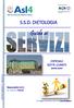 S.S.D. DIETOLOGIA. OSPEDALE SESTRI LEVANTE quinto piano DIPARTIMENTO MEDICO. Responsabile S.S.D. Dr. Fabrizio GALLO