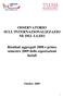 OSSERVATORIO SULL INTERNAZIONALIZZAZIO NE DEL LAZIO. Risultati aggregati 2008 e primo semestre 2009 delle esportazioni laziali