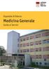 Ospedale di Oderzo. Medicina Generale Guida ai Servizi