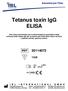 Tetanus toxin IgG ELISA
