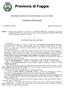 Provincia di Foggia DETERMINAZIONE DEL RESPONSABILE DEL SETTORE. Formazione Professionale. n. 24/10/MC Reg. Deter. Foggia, 09 gennaio 2013