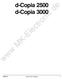 d-copia 2500 d-copia 3000 www MK-Electronic de Spare Parts Catalogue 1 Y