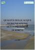 QUALITÀ DELLE ACQUE DI BALNEAZIONE DELLA PROVINCIA DI RIMINI