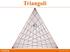 I triangoli. Un triangolo è un poligono con tre lati e tre angoli.