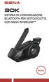 30K. Sistema di comunicazione Bluetooth per motocicletta con Mesh Intercom