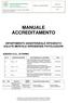 MANUALE ACCREDITAMENTO