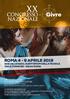 CONGRESSO NAZIONALE ROMA 4-6 APRILE 2019 SEDE DELL EVENTO: AUDITORIUM DELLA TECNICA VIALE TUPINI ROMA