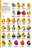 M31017 REPORTER DUCK. Dimensions: 80x75x75 mm. Printing area: 20x12 mm