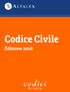 Codice Civile Edizione 2018