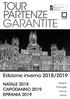 GARANTITE. Edizione inverno 2018/2019. Spagna Portogallo Francia Grecia