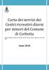 Carta dei servizi dei Centri ricreativi diurni per minori del Comune di Corbetta