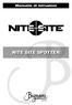 Manuale di istruzioni NITE SITE SPOTTER