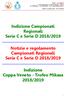 Indizione Campionati Regionali Serie C e Serie D 2018/2019