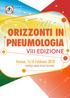 ORIZZONTI IN PNEUMOLOGIA VIII EDIZIONE