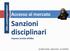 Sanzioni disciplinari