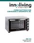 FORNO ELETTRICO CON CONVEZIONE E GIRARROSTO 38L