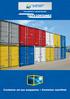 Container ad uso magazzino Container marittimi