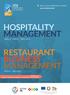 HOSPITALITY MANAGEMENT