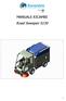 MANUALE RICAMBI. Road Sweeper S150