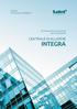 Sistemi di sicurezza intelligenti. Sicurezza senza Compromessi per la Tua Azienda CENTRALE DI ALLARME INTEGRA