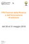 FRI-Festival della Ricerca e dell Innovazione III edizione