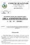 AREA AMMINISTRATIVA AREA AMMINISTRATIVA DETERMINAZIONE DEL RESPONSABILE. n. 222 del 19/11/2013