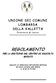 UNIONE DEI COMUNI LOMBARDA DELLA VALLETTA *************************** REGOLAMENTO PER LA GESTIONE DEL CENTRO DI RACCOLTA RIFIUTI