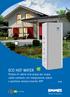 ECO HOT WATER Pompa di calore aria-acqua per acqua calda sanitaria con integrazione solare e gestione remota tramite APP IT 06