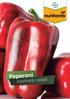 Peperoni. Assortimento varietale