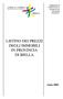 Supplemento al Listino dei prezzi all ingrosso dei materiali da costruzione LISTINO DEI PREZZI DEGLI IMMOBILI IN PROVINCIA DI BIELLA