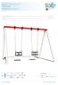 Italy SCHEDA TECNICA_DATA SHEET FPA Altalena doppia_double swing CATEGORIA_CATEGORY : LINEA_PRODUCT LINE : ETÀ_AGE : Playtime FunPlay 3+
