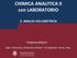 CHIMICA ANALITICA II con LABORATORIO 2. ANALISI VOLUMETRICA