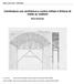 Centinatura con architrave e contro infissi e finitura di malta su mattoni