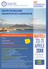 20-21 APRILE NAPOLI Centro Congressi Federico II Lungomare Partenope S.I.E.T.O NUOVE TECNOLOGIE: DIAGNOSTICHE E CHIRURGICHE CONGRESSO NAZIONALE