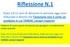 Riflessione N.1. Vediamo di usare questo strumento per giungere a considerazioni molto concrete