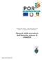 Regione del Veneto POR FESR Asse 6 Sviluppo urbano sostenibile. Manuale delle procedure dell Autorità urbana di VENEZIA