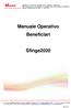 Manuale Operativo Beneficiari. Sfinge2020
