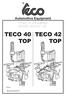 PEZZI DI RICAMBIO SPARE PARTS LIST