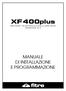 XF 400plus SISTEMA TELEFONICO MODULARE ISDN VERSIONE 6.0 MANUALE DI INSTALLAZIONE E PROGRAMMAZIONE
