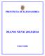 PROVINCIA DI ALESSANDRIA PIANO NEVE 2013/2014. Linee Guida