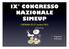 IX CONGRESSO NAZIONALE SIMEUP