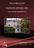 VILLA RHULAND GARDONE RIVIERA (BS) Corso Giuseppe Zanardelli, 136 G.ZANARDELLI