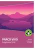 PARCO VIVO. Programma Natura, tradizione e cultura