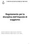 Regolamento per la disciplina dell Imposta di soggiorno