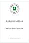 DELIBERAZIONI. SEDUTA N. 149 DEL 22 dicembre A cura della Segreteria di Giunta