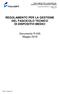 REGOLAMENTO PER LA GESTIONE DEL FASCICOLO TECNICO DI DISPOSITIVI MEDICI