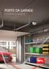 PORTE DA GARAGE. Automazioni per porte da garage