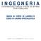 INGEGNERIA UNIVERSITÀ DEGLI STUDI DI ROMA TOR VERGATA GUIDA AI CORSI DI LAUREA E CORSI DI LAUREA SPECIALISTICA